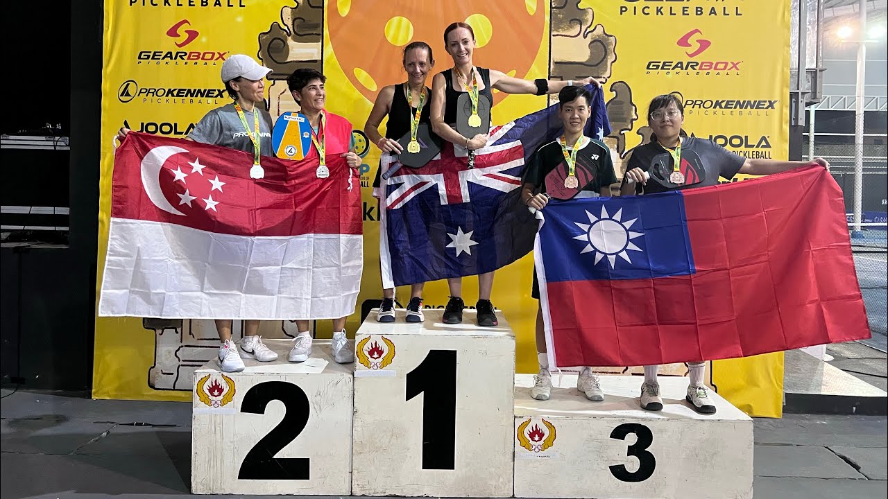 World Pickleball Championship Bali Yung-Hsin& Jou-Yu vs Sarah Burr & Rebecca Kingsley