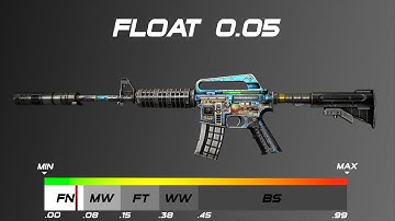 CSGO M4A1-S | Control Panel - Skin wear/float