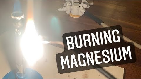 Burning Magnesium Ribbon