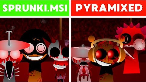Incredibox Sprunki.MSI but Pyramixed! (NEW MOD + ANIMATIONS!)