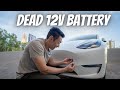 You need this for your tesla  dead 12v battery dont get stranded