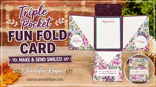 Triple Pocket Fun Fold Card