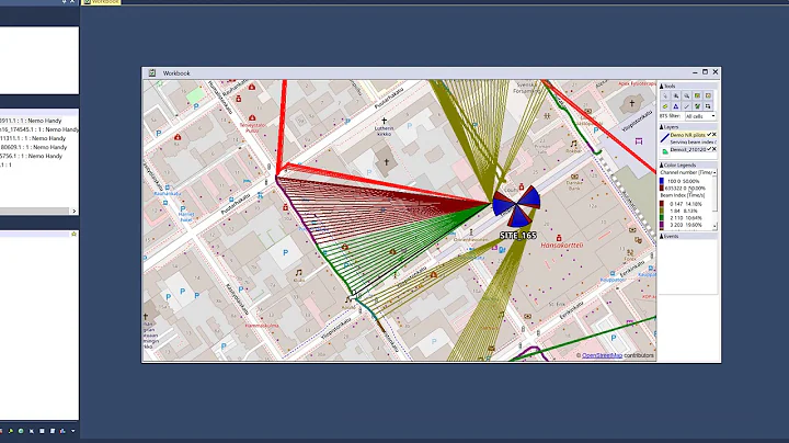 Nemo Analyze 8.40 features 5G NR beam lines