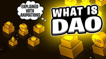 What Is DAO: Explained In 5 mins With Animations || Crypto Crash Course