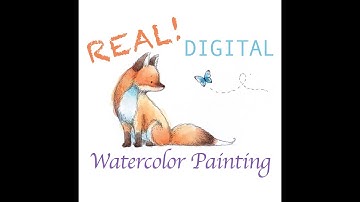Real Digital Watercolor Painting in Photoshop - The Most SIMPLE Tutorial for Artists!