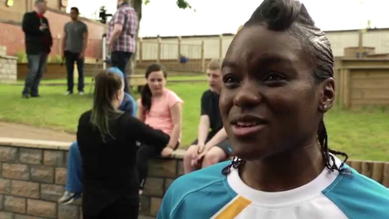 glasgow airport Nicola Adams joins the 'Gift of the Games' initiative | Behind the Games