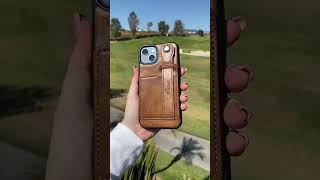 Obli Leather Iphone Wallet Phone Case / Tiktok made me buy it 🤯 #phoneprotection #phonecase