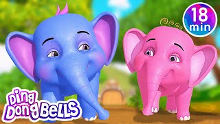 Ek Mota Hathi + 7 Colorful Hindi Nursery Rhymes | Hindi Poems for Toddlers | Kids Kavita in Hindi by Ding Dong Bells 193,891 views 2 weeks ago 17 minutes