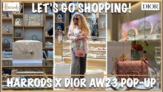 Dior Autumn-Winter 2023-2024 Harrods X Dior Pop-Up | RTW, Shoes & Bags | Luxury Shopping Vlog