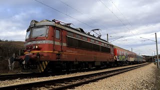 Regional Train 20130 Departing Radovene Stop | Skoda 44 175 | January 2022