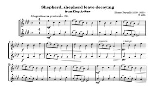 Henry Purcell – Shepherd, shepherd leave decoying = 160 (Actual Speed) Piano Accompaniment with met