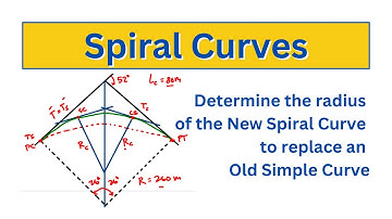 Spiral curve example 3 (Finding R of new curve)