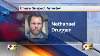Suspect arrested after multi-state chase