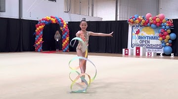 2022 - Rhythmic Open Championships - Minachka - Level 5 - Ribbon Routine
