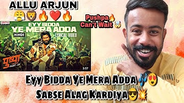 Eyy Bidda Ye Mera Adda Song Reaction | Pushpa | Allu Arjun, Rashmika | DSP | Sukumar | Nakash Aziz