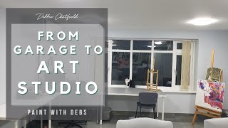 We Converted our Garage into an Art Studio