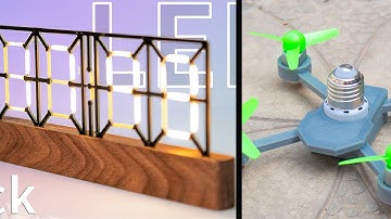 How to make a transparent LED clock and DIY DJI Electric fan