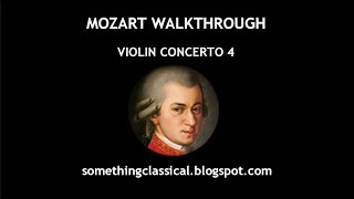 MOZART - VIOLIN CONCERTO 4 (full analysis)