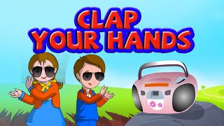 Clap Your Hands Poem | Baby Songs Doodle Dazzle | Nursery Rhymes and Kids Songs | Songs for Children