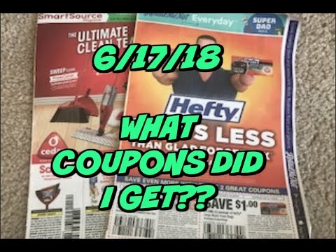 6/17/18 ~ WHAT COUPONS DID I GET?