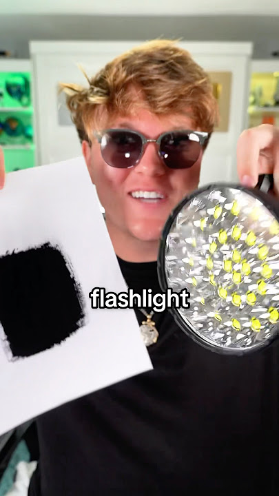 Darkest Paint vs. Brightest Flashlight