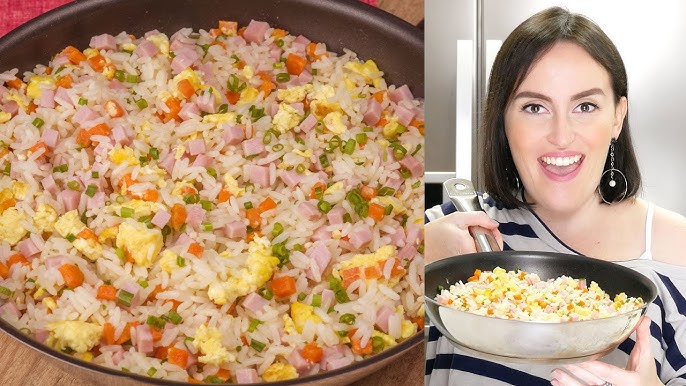 Frango xadrez com arroz yakimeshi - camila na cozinha