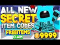 ALL NEW *SECRET ITEM* CODES in IMPOSTER (ROBLOX CODES)