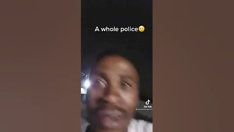 South African police officer drunk