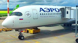 Airbus A350-900 Перелёт Москва - Владивосток а/к 