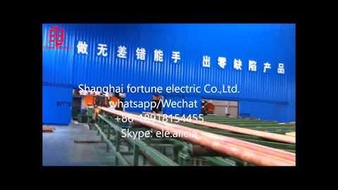 3 strand horizontal continuous casting machine for copper tube rod