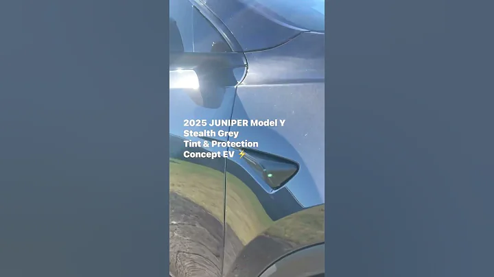 2025 Tesla Model Y Juniper STEALTH GREY Tint & Protection  #Juniper #Tesla #ModelY #Teslatinting