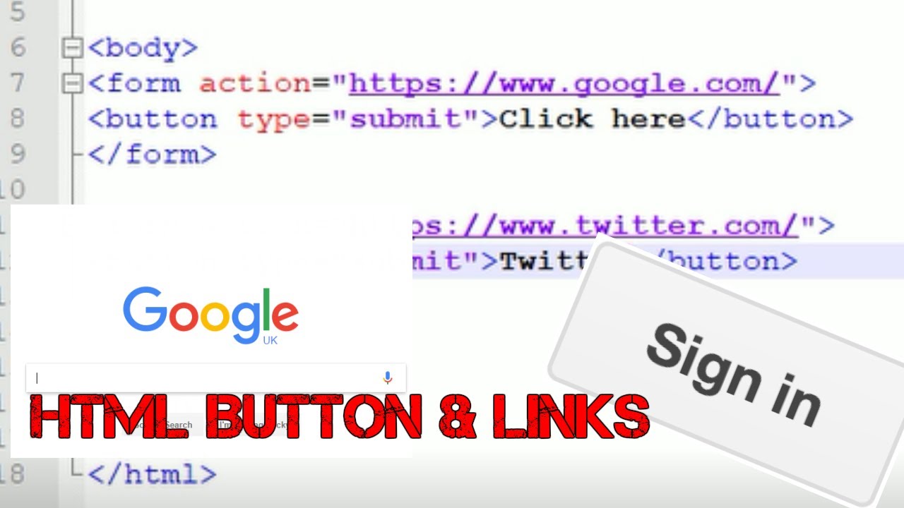 HOW TO: Create a button in HTML & Redirect to external website / link