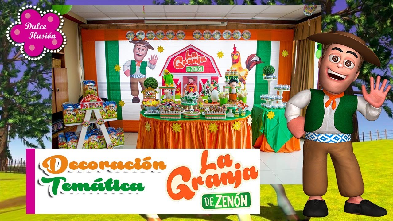 LA GRANJA DE ZENON 🐓🐄 Decoración Temática 🐄🐓 Decoración Fiestas  Infantiles Detalles y Ambientación 