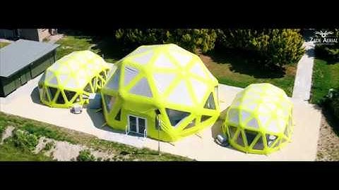 Inflatable Structures at ALF Green Park - AirDesic from Baconinflate | Zade Aerial