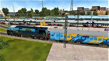 🚦🚆 Gitanjali Express Train Journey in Indian Train Simulator | MSTS Openrails | Indian Railways