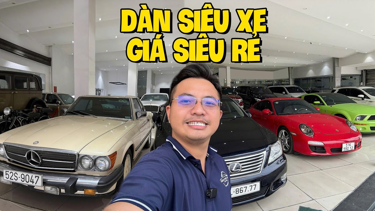 Dàn Siêu Xe Giá Siêu Rẻ! Siêu xe đi Tết Ưu Đãi Lớn, chụp ảnh Tết cùng Siêu Xe.