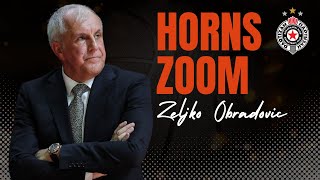 Zeljko Obradovic — Partizan: Horns Zoom