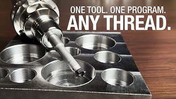 The LAST time you will ever have to program a thread! | Thread milling macro