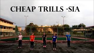 Cheap Trills - SIA / 1 minute simple fitness for beginners