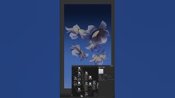 flower // chain 🦋 #c4d #flower #cloner #forester #abstract #redshift #texture #animation