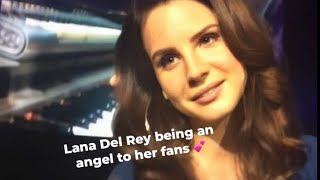 Lana Del Rey being an angel to her fans