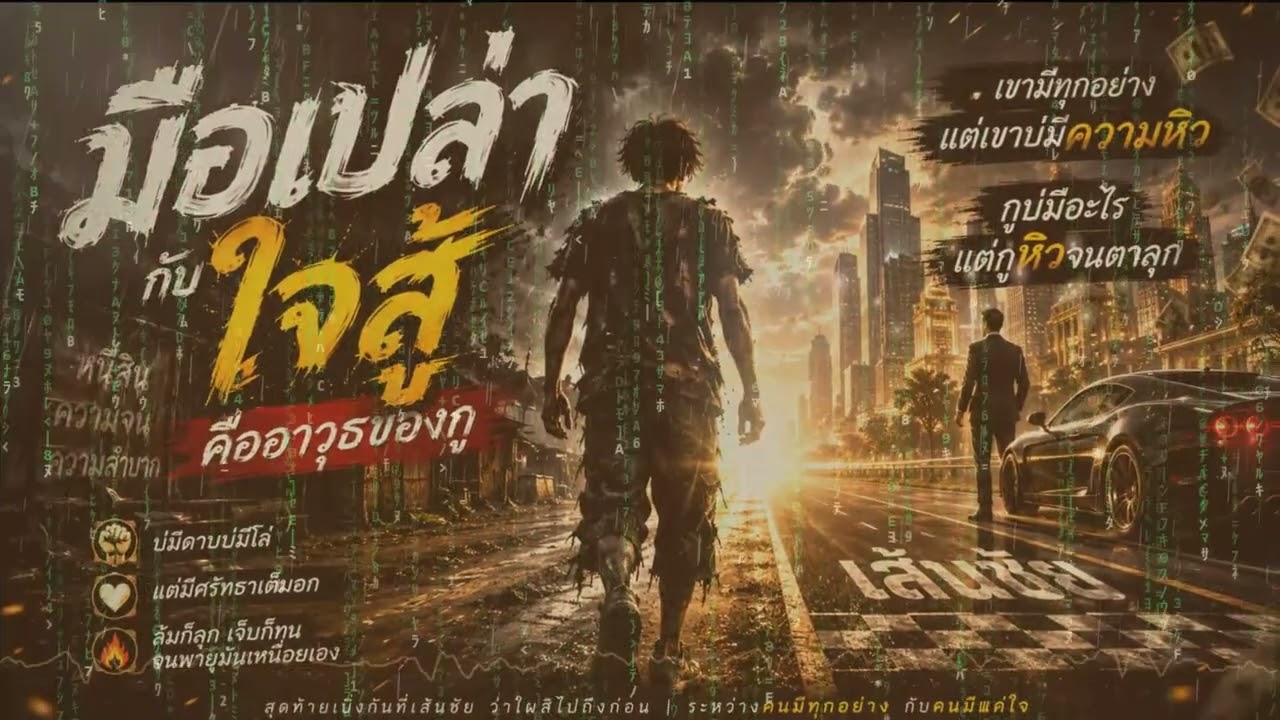 🎵 มือเปล่ากับใจสู้ | เพลงของคนที่ไม่มีอะไร...นอกจากหัวใจที่ไม่ยอมแพ้ | ISAANRAPPER — เพลงจาก ISAANRAPPER