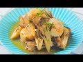 [高血圧予防レシピ] ホタテと舞茸のバターレモン炒め