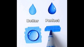 Water Drop Drawing #shorts #art #drawing