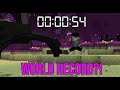 I BEAT MINECRAFT IN UNDER ONE MINUTE (New World Record)