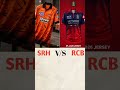 Aaj dekhte hain kaun sa team ka Jersey ka Jyada Pyar Hai #SRH V/S #RCB