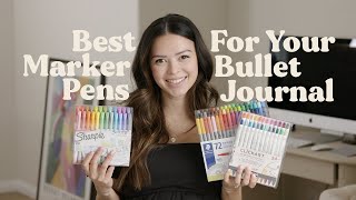 Best Marker Pens For Your Bullet Journal | Stationery Haul