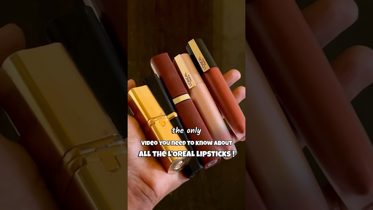 Quick review of all the Loreal lipsticks ‼️‼️