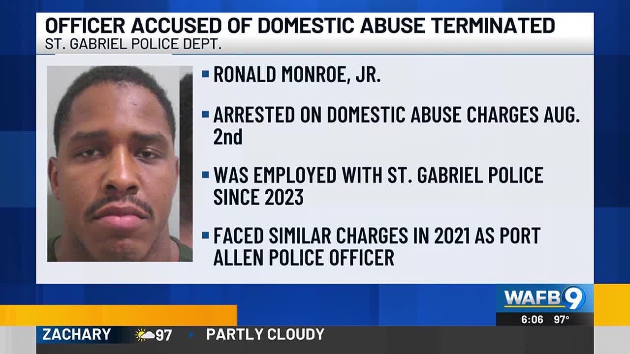 St. Gabriel police chief terminates officer accused of domestic abuse ...