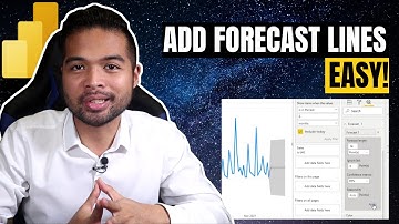 How to create and customise FORECAST LINES in Power BI // Beginners Guide to Power BI in 2021